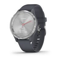 GARMIN VIVOMOVE 3S SIDABRO SPALVOS, 010-02238-20