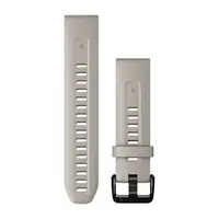 GARMIN QUICKFIT 20 MM šVIESAUS SMėLIO SILIKONINė APYRANKė, 010-13102-04