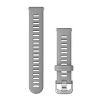 GARMIN GREITAI ATSEGAMA 18MM PARAKO PILKA SILIKONINė APYRANKė, 010-11251-3G