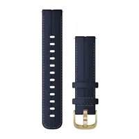 GARMIN GREITAI ATSEGAMA 18MM TAMSIAI MėLYNA ODINė APYRANKė, 010-12932-08