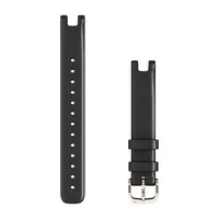 GARMIN LILY 14MM JUODOS SPALVOS ODINė APYRANKė SU KREMINėS AUKSO SPALVOS SAGTIMI, 010-13068-A1