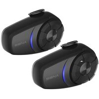 SENA 10S DUAL RYšIO įRANGA MOTOCIKLININKAMS, 10S-01D