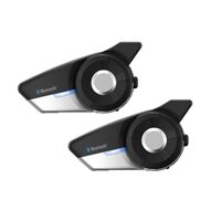 SENA 20S EVO DUAL MOTOCIKLų RYšIO įRANGA SU HD GARSIAKALBIAIS, 20S-EVO-11D