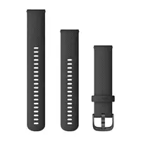 GARMIN GREITAI ATSEGAMA 20 MM SKALūNO SILIKONINė APYRANKė SU SKALūNO SPALVOS SAGTIMI, 010-12932-11