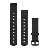 GARMIN GREITAI ATSEGAMA 22MM JUODA SILIKONINė APYRANKė SU SKALūNO SPALVOS SAGTIMI, 010-13256-21