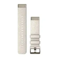 GARMIN QUICKFIT 20 MM KREMINė NAILONINė APYRANKė SU šVIESIA AUKSO SPALVOS SAGTIMI, 010-13279-08