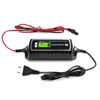 EVERACTIVE AUTOMATINIS 9 ETAPų 6/12V 1,2-120AH AKUMULIATORIų KROVIKLIS SU LCD EKRANU, CBC-5