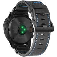HEMSUT ODINė APYRANKė GARMIN IšMANIESIEMS LAIKRODžIAMS SU QUICKFIT, HGA128BLACK-BLUE