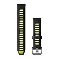 GARMIN GREITAI ATSEGAMA 18MM JUODAI GELTONA SILIKONINė APYRANKė, 010-11251-A3