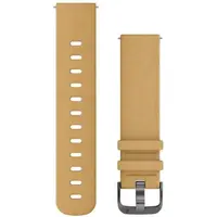 GARMIN GREITAI ATSEGAMA 20 MM šVIESIAI RUDA TAN SUEDE ODINė APYRANKė, 010-12691-04