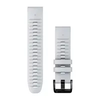 GARMIN QUICKFIT 22MM BALTOJO AKMENS SILIKONINė APYRANKė, 010-13280-01