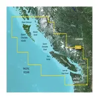 GARMIN VCA501L-G3 PUGET SOUND-DIXON ENTRANCE BLUECHART G3 JūRLAPIAI, 010-C0701-00
