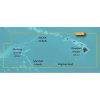 GARMIN VUS027R-G3 HAWAIIAN IS.-MARIANA IS. BLUECHART G3 JūRLAPIAI, 010-C0728-00