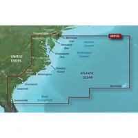 GARMIN VUS512L-G3 MID-ATLANTIC BLUECHART G3 JūRLAPIAI, 010-C0741-00