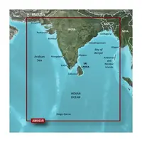GARMIN VAW003R-G3 INDIAN SUBCONTINENT BLUECHART G3 JūRLAPIAI, 010-C0755-00