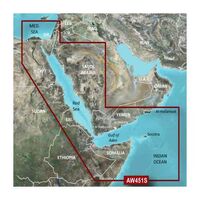 GARMIN VAW451S-G3 RED SEA BLUECHART G3 JūRLAPIAI, 010-C0759-00