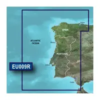 GARMIN HXEU009R-G3 PORTUGAL & NORTHWEST SPAIN BLUECHART G3 JūRLAPIAI, 010-C0767-20