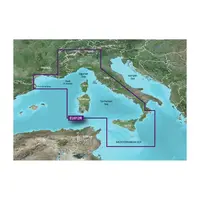 GARMIN HXEU012R-G3 MEDITERRANEAN SEA, CENTRAL-WEST BLUECHART G3 JūRLAPIAI, 010-C0770-20