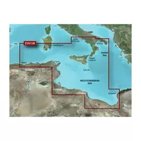GARMIN VEU013R-G3 ITALY SOUTHWEST & TUNISIA BLUECHART G3 JūRLAPIAI, 010-C0771-00