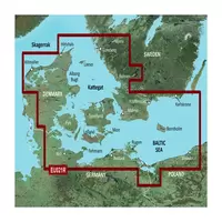 GARMIN VEU021R-G3 DENMARK EAST-SWEDEN SOUTHEAST BLUECHART G3 JūRLAPIAI, 010-C0777-00