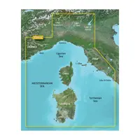 GARMIN VEU451S-G3 LIGURIAN SEA, CORSICA & SARDINIA BLUECHART G3 JūRLAPIAI, 010-C0795-00