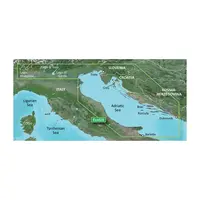 GARMIN VEU452S-G3 ADRIATIC SEA, NORTH COAST BLUECHART G3 JūRLAPIAI, 010-C0796-00