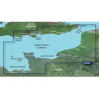 GARMIN VEU456S-G3 ENGLISH CHANNEL, CENTRAL-EAST BLUECHART G3 JūRLAPIAI, 010-C0800-00