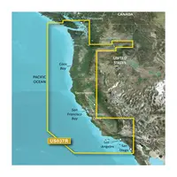 GARMIN VUS037R-G3 VANCOUVER-SAN DIEGO BLUECHART G3 JūRLAPIAI, 010-C1003-00
