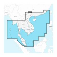 GARMIN NSAE020R NAVIONICS+ SOUTH CHINA & ANDAMAN SEAS JūRLAPIAI, 010-C1218-20