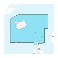 GARMIN NSEU043R NAVIONICS+ ICELAND TO ORKNEY JūRLAPIAI, 010-C1246-20