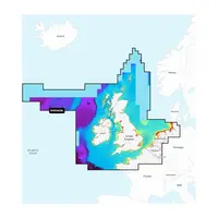 GARMIN NVEU628L NAVIONICS VISION+ U.K., IRELAND & HOLLAND JūRLAPIAI, 010-C1271-00