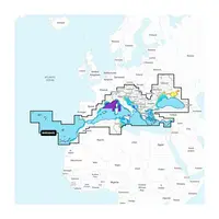 GARMIN NVEU643L NAVIONICS VISION+ MEDITERRANEAN & BLACK SEA JūRLAPIAI, 010-C1272-00