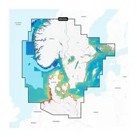 GARMIN NVEU645L NAVIONICS VISION+ SCANDINAVIA, SOUTH & GERMANY, NORTH JūRLAPIAI, 010-C1274-00