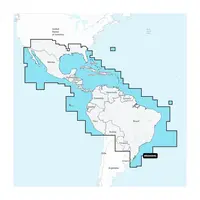 GARMIN NSSA004L NAVIONICS+ MEXICO, CARIBBEAN TO BRAZIL JūRLAPIAI, 010-C1285-20