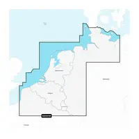 NAVIONICS+ NAEU076R BENELUX & GERMANY, WEST JūRLAPIAI, 010-C1321-30