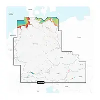 GARMIN NPEU060R NAVIONICS PLATINUM+ GERMANY, LAKES & RIVERS JūRLAPIAI, 010-C1334-40
