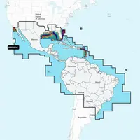 GARMIN NPSA004L NAVIONICS PLATINUM+ MEXICO, CARIBBEAN TO BRAZIL JūRLAPIAI, 010-C1364-40
