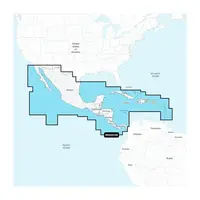 GARMIN NSSA010R NAVIONICS+ CENTRAL AMERICA & CARIBBEAN JūRLAPIAI, 010-C1451-20