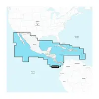 GARMIN NASA010R NAVIONICS+ CENTRAL AMERICA & CARIBBEAN JūRLAPIAI, 010-C1459-30