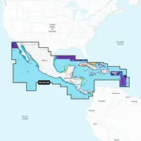 NAVIONICS PLATINUM+ NPSA010R CENTRAL AMERICA & CARIBBEAN JūRLAPIAI, 010-C1459-40