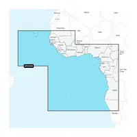 NAVIONICS PLATINUM+ NPAF005R AFRICA, WEST JūRLAPIAI, 010-C1305-40