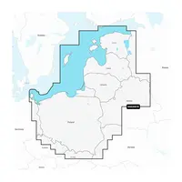 NAVIONICS+ NAEU081R BALTIJOS JūRA, RYTINė PAKRANTė - JūRLAPIAI, 010-C1339-30