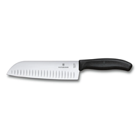 VICTORINOX SWISS CLASSIC SANTOKU PEILIS, JUODAS, 6.8523.17B