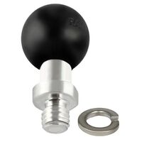 RAM BALL W/ 3/8-16 THREAD POST FLAT SIDE, RAM-B-236U
