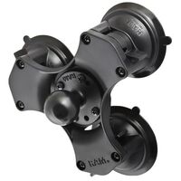 RAM TRIPLE SUCTION CUP BASE W/ 1.5" BALL, RAP-365-224-1U