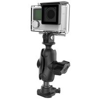 GOPRO BASE & CAMERA ADAPTER W/ SHRT ARM, RAP-B-GOP2-A-GOP1U