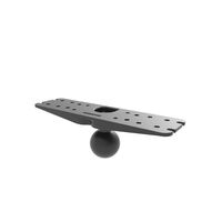 RAM BASE 11" X 3" W/ 2 1/4" BALL UNPKD., RAM-D-111BU