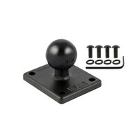 UNPKD. RAM 2" X 1.7" BASE AMPS HOLE PAT, RAM-B-347U-TOM1