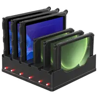 UNPKD RAM SAMSUNG TAB ACTIVE2, TAB ACTIVE3,  AND TAB ACTIVE PRO POWERED 6 GANG DOCK, RAM-DOCK-6G8PU