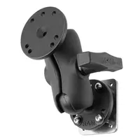 UNPKD. RAM SHORT DOUBLE BALL MOUNT W/ BACKING PLATE AND HARDWARE, RAM-101-B-225B2U